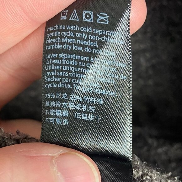 Barefoot Dreams Brown Cable Knit Fleece Cardigan Sweater Size XS Luxurious Boho‎ - Picture 8 of 12